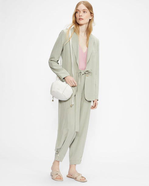 <P>Soft Leather Flat Sandal</P>